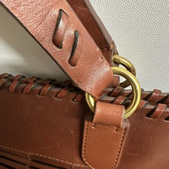 Elegant and rare Ralph Lauren Brown Leather Bag from the Safari collection - Picture 6 of 14